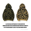 BAPE Camouflage Kangaroo Hooded Hoodie Green