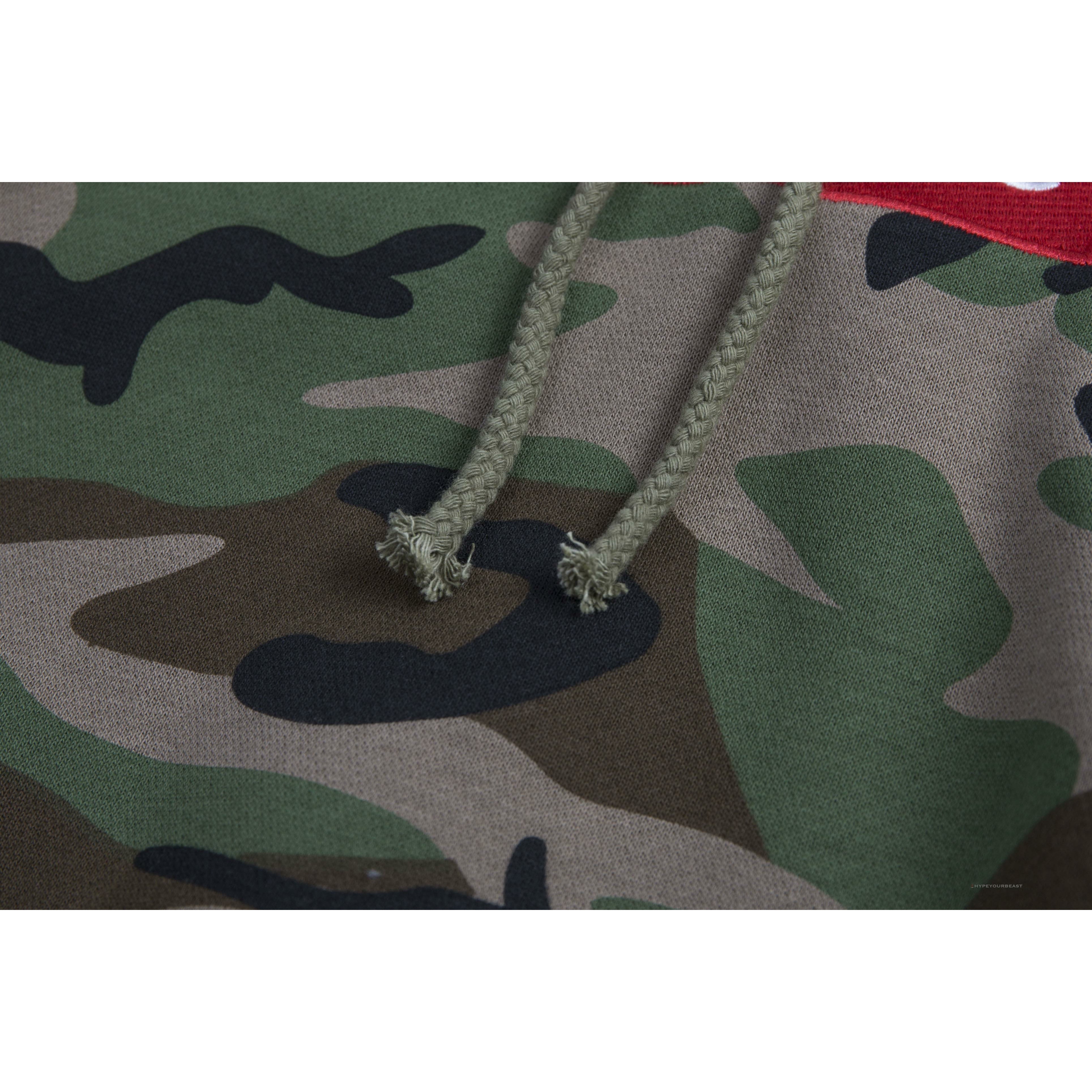 Supreme Camo Hoodie Army Camouflage