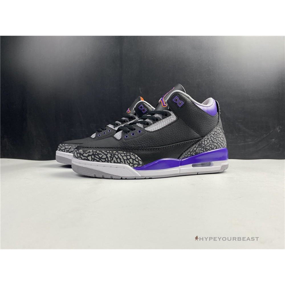 Air Jordan 3 'Court Purple Black Cement'