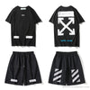 OFF-WHITE Classic Seeing Things Shorts 'BLACK'