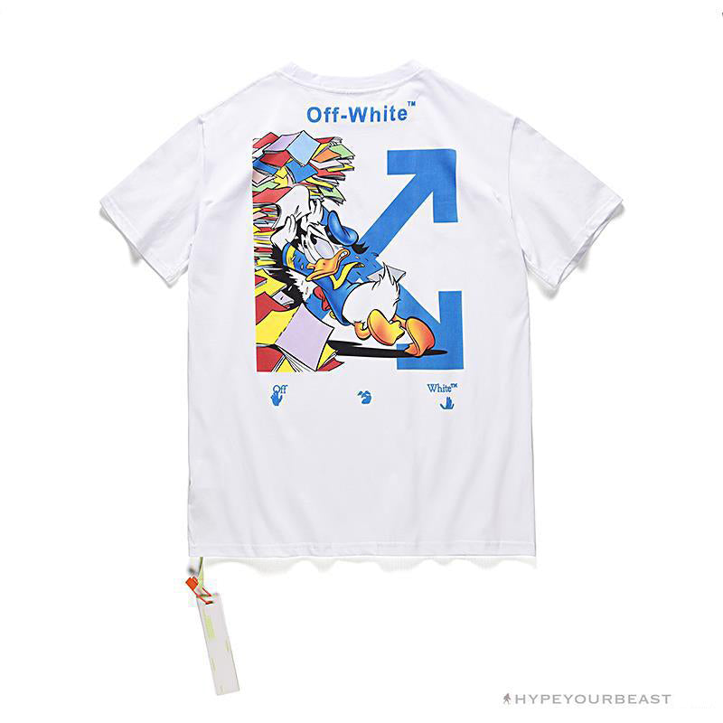 OFF-WHITE Summer Donald Duck Print Tee Shirt 'WHITE'