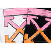 OFF-WHITE Pink Orange Arrow Hoodie 'WHITE'