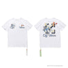 OFF-WHITE Summer Tom and Jerry Print Tee Shirt 'WHITE'