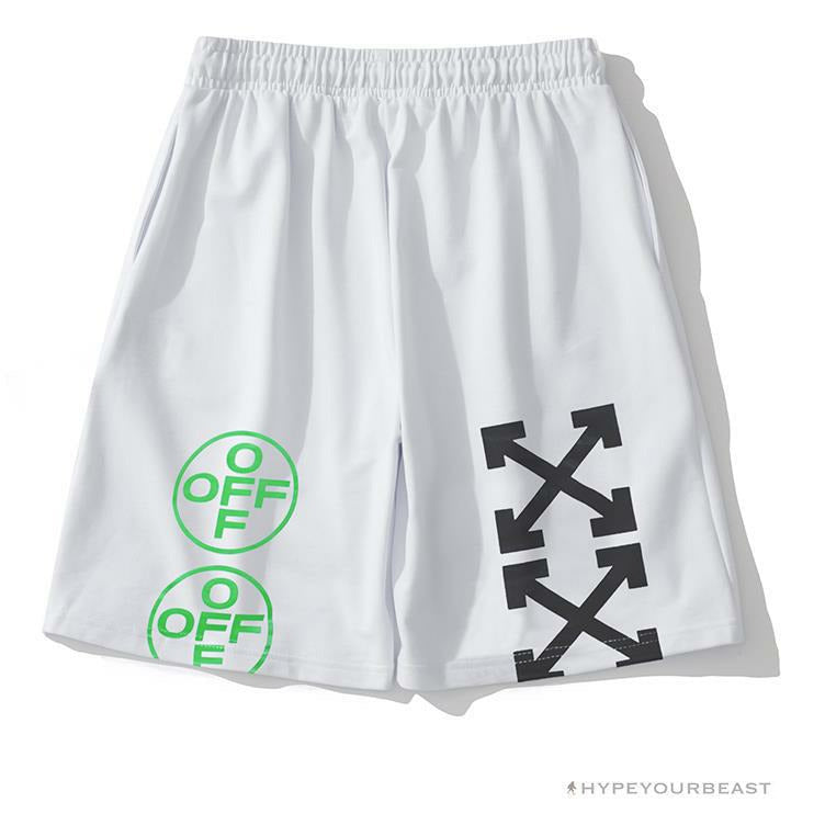 OFF-WHITE Golden Ratio Shorts 'WHITE'