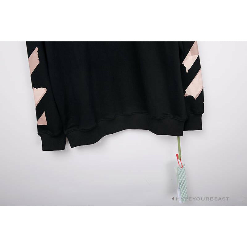 OFF-WHITE Rubber Strip Arrow Long Sleeve Shirt 'BLACK'