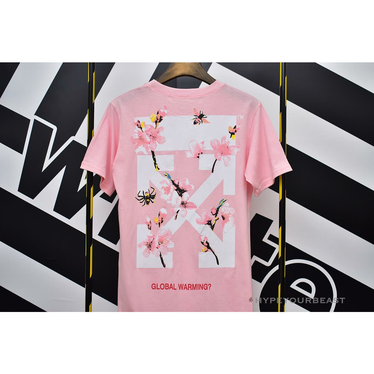 OFF-WHITE Sakura Tee Shirt 'PINK'