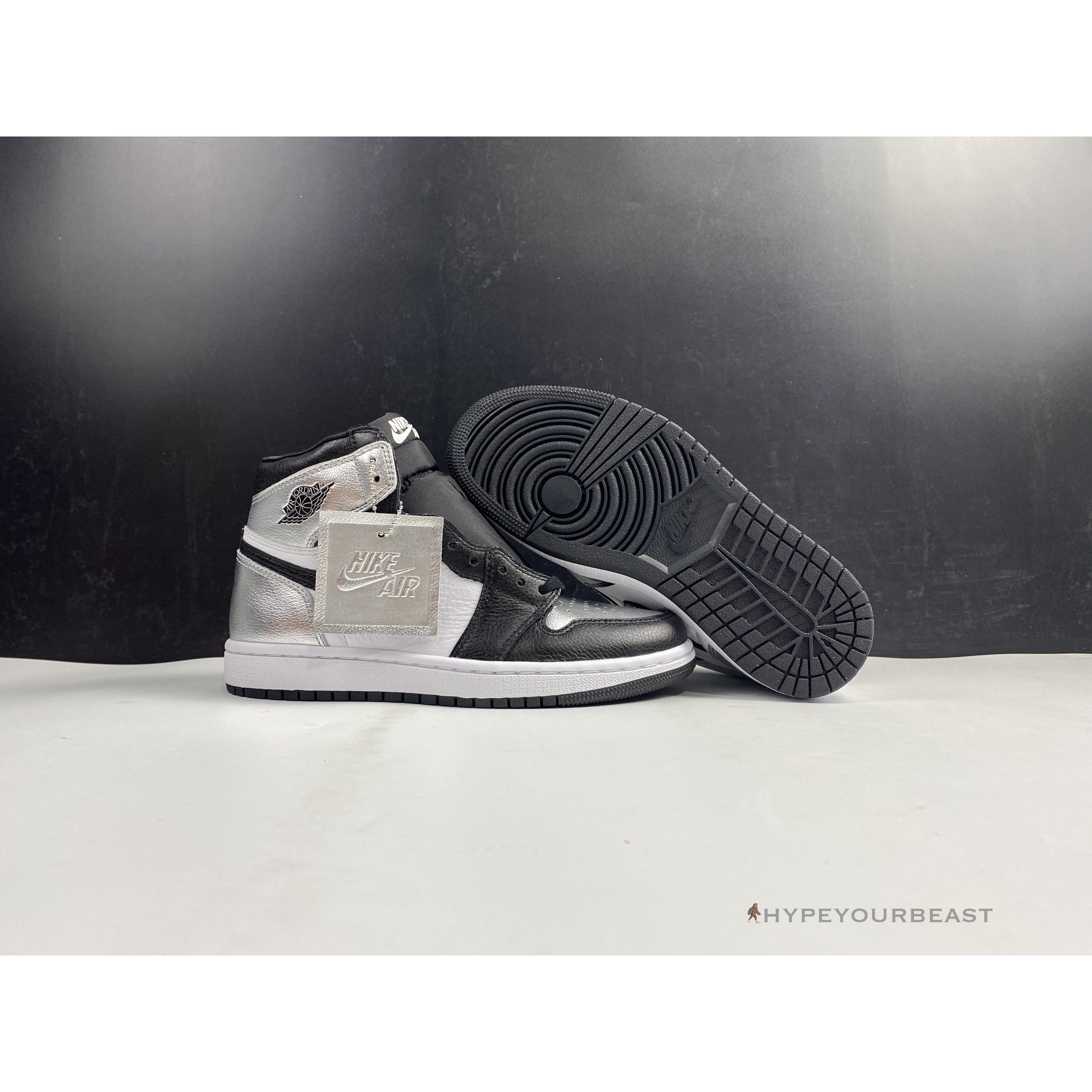 Air Jordan 1 Retro High Silver Toe