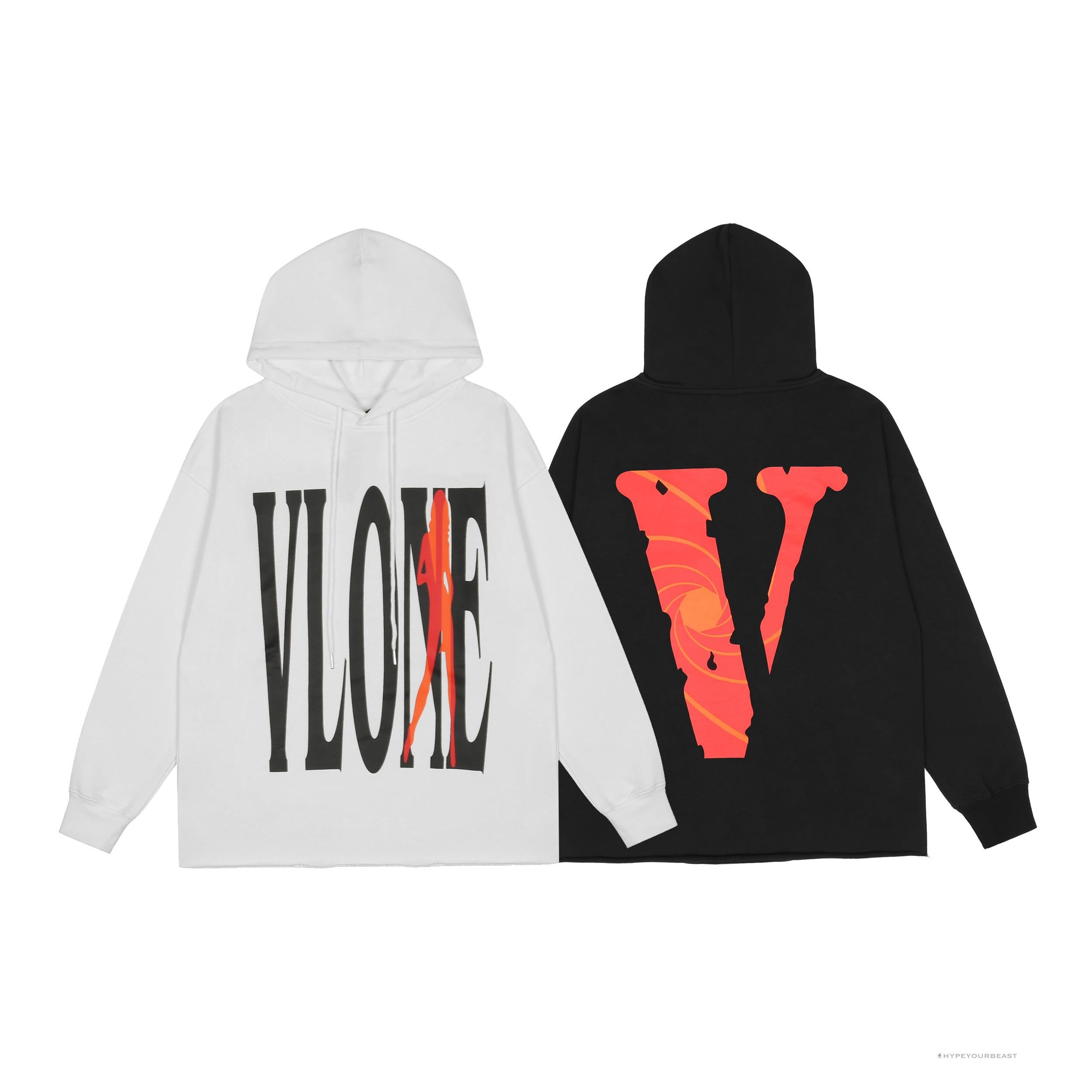 Vlone Hoodie Black Love