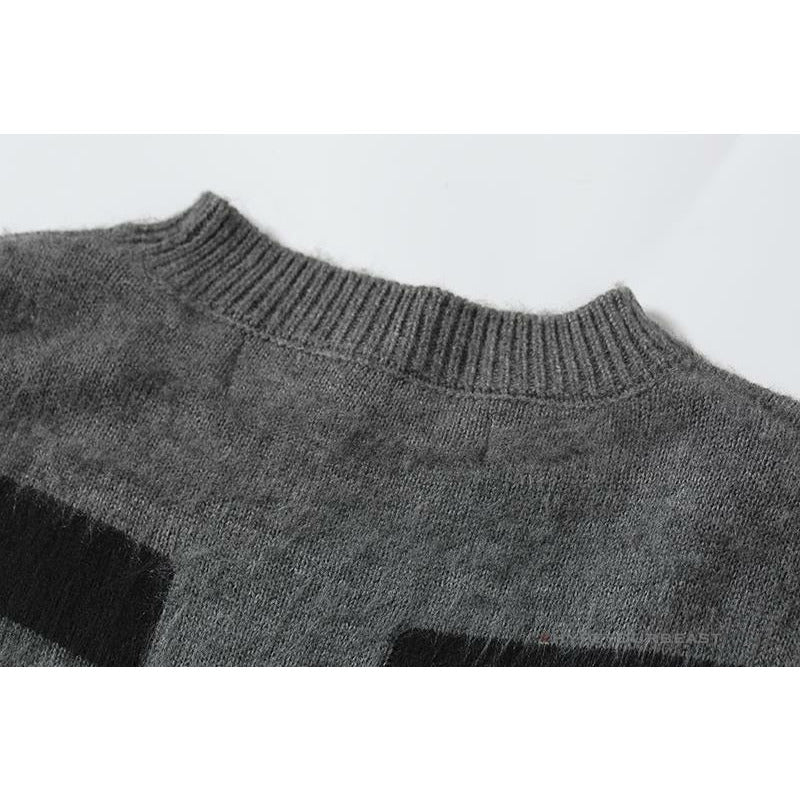 Off White Sweater Grey