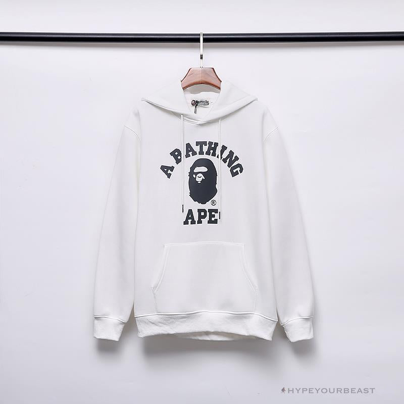 BAPE x Bathing Ape Head Hoodie 'WHITE'