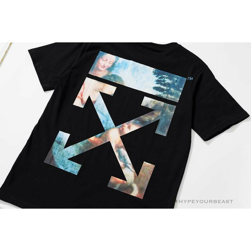 OFF-WHITE The Virgin and Child with Saint Anne Tee Shirt 'BLACK'