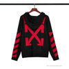 Off White Sweater Black Red