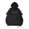 Off White Hoodie Black Blue