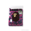 BAPE Camo Hoodie Shark Head 'PURPLE'