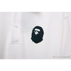 BAPE Classic Ape Head Print Versatile Polo Shirt 'WHITE'