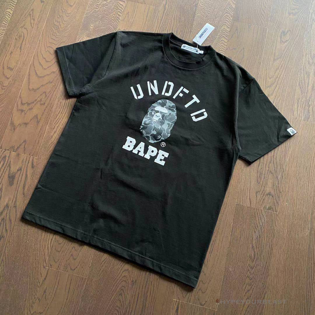 UNDFTD X Bape Tee Shirt Black