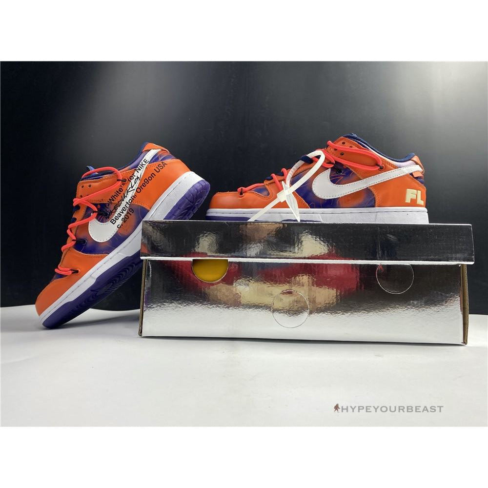 Futura X Off-White X Nike Dunk Low Orange