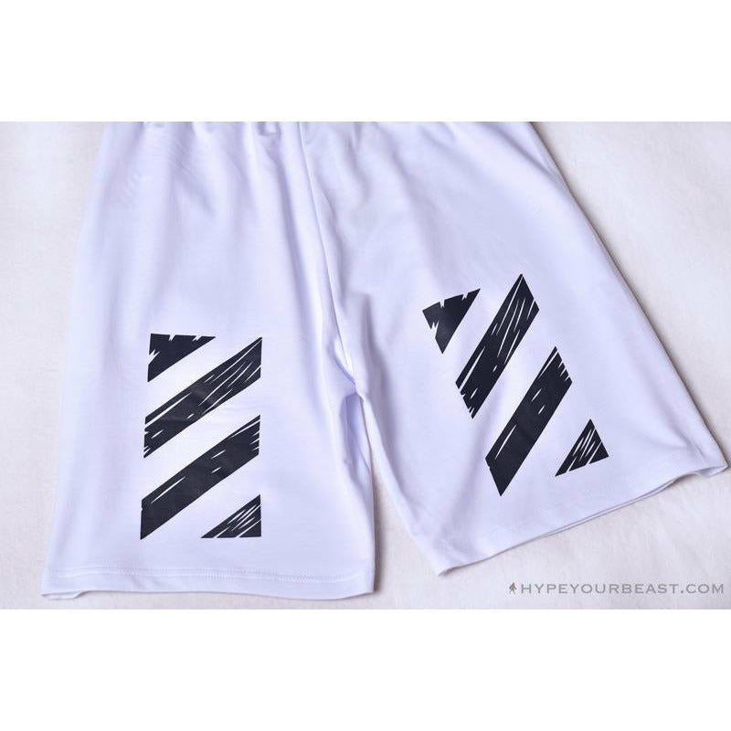 OFF-WHITE Classic Seeing Things Shorts 'WHITE'