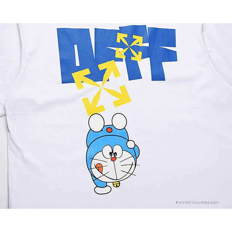 OFF-WHITE Doraemon Stereo Arrow Tee Shirt WHITE