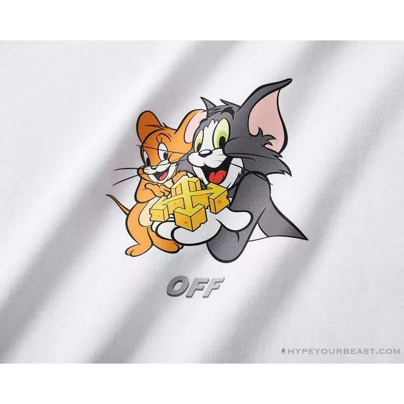 OFF-WHITE Cat and Mouse Tee Shirt 'WHITE'