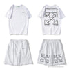 OFF-WHITE Dimensional Sketch Shorts 'WHITE'