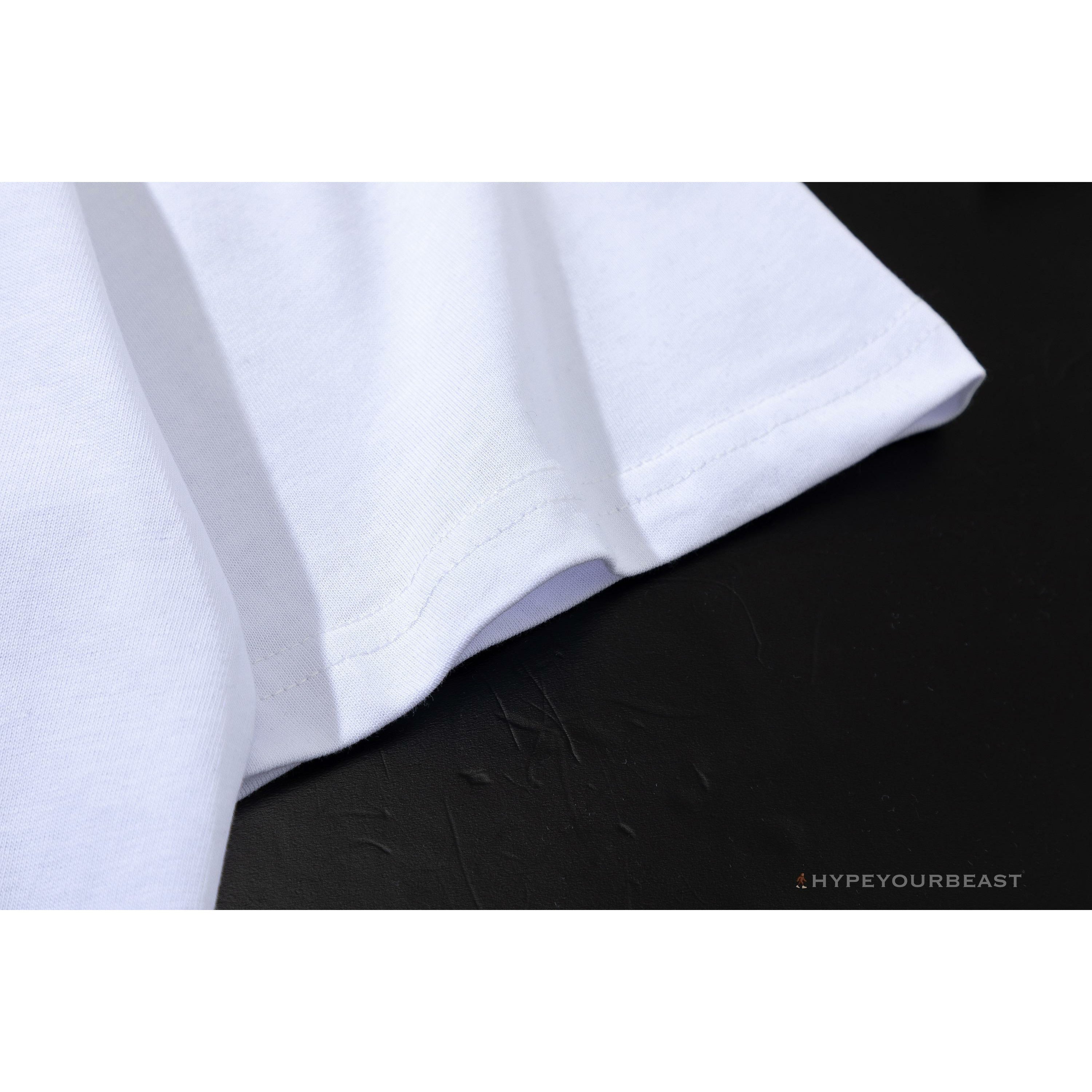 OFF-WHITE Light Blue Marker Draw Pattern Tee Shirt 'WHITE'