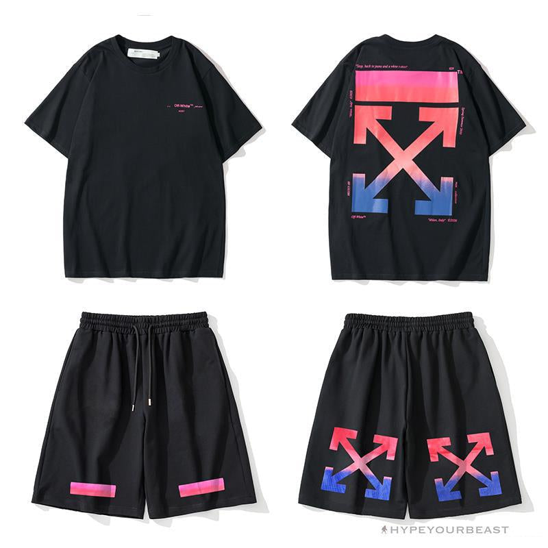 OFF-WHITE Gradient Series Shorts 'BLACK'