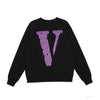 Vlone Purple Friends Shirt - Black