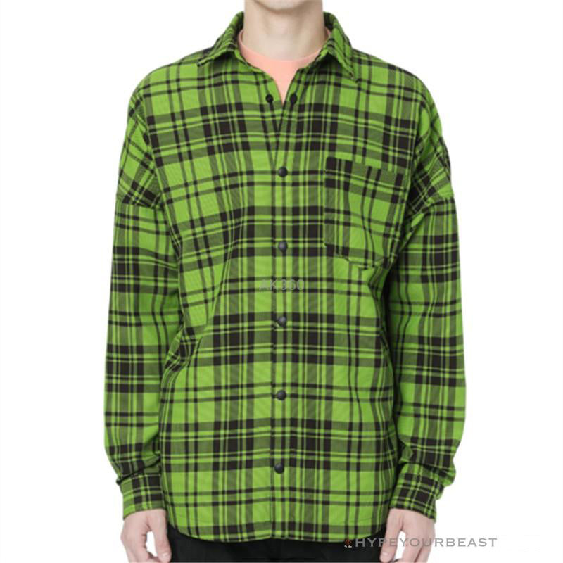 PA Shirt Flannel Green
