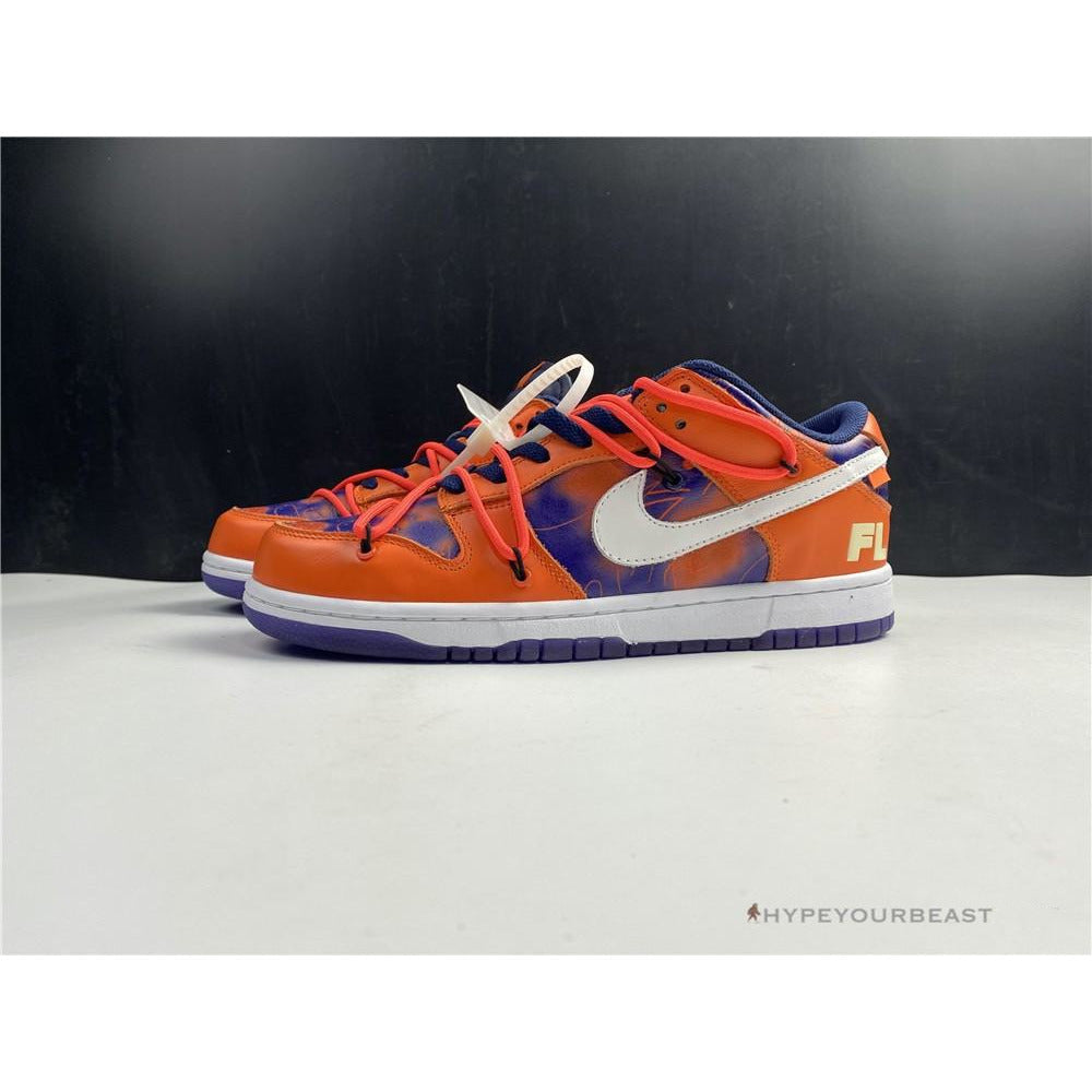 Futura X Off-White X Nike Dunk Low Orange