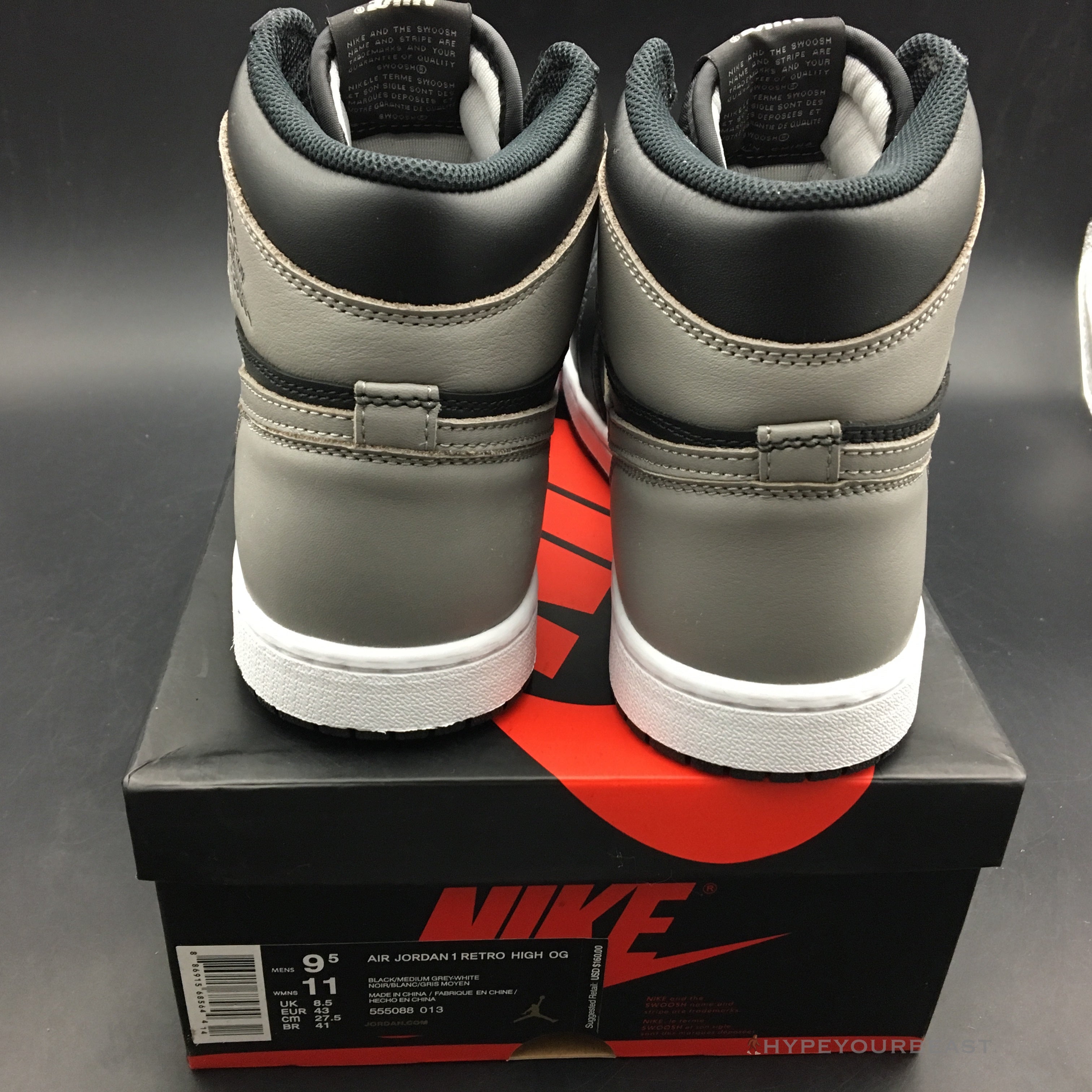 Air Jordan 1 Retro High OG 'Shadow'