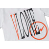 Vlone Orange and White Tee Shirt