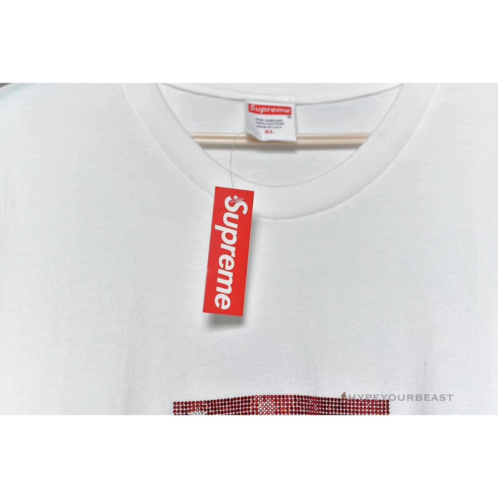 Supreme Red Flash Box Logo Tee Shirt