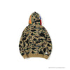 BAPE Shark Head STA Star Camouflage Hoodie 'YELLOW'