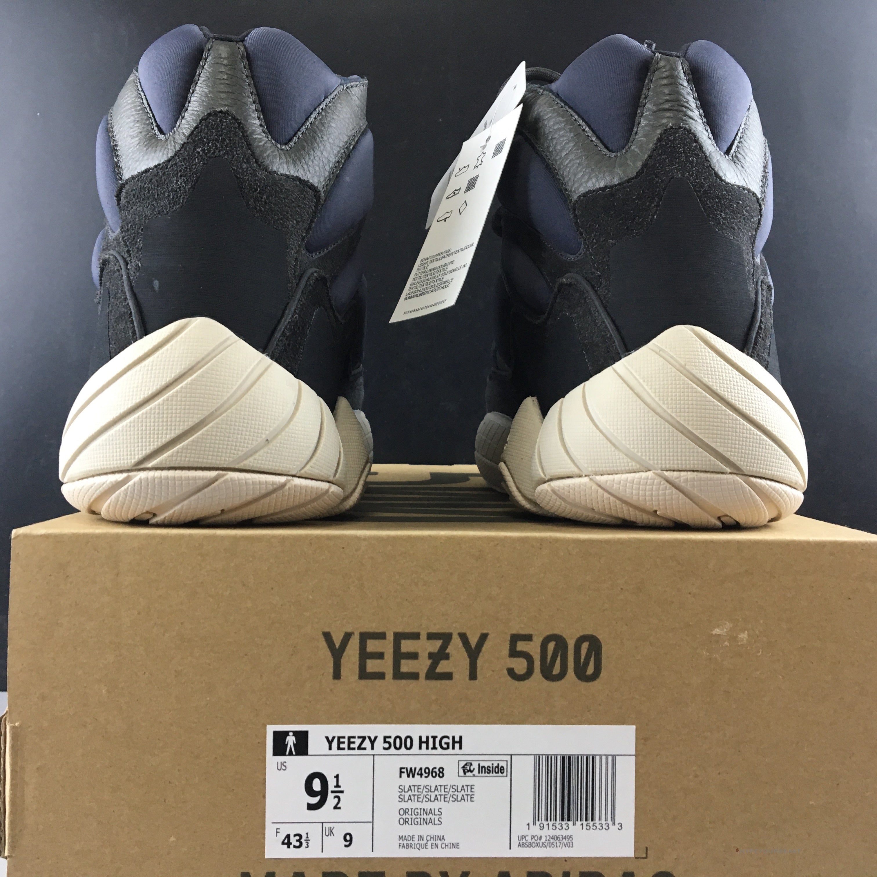 Adidas Yeezy 500 'Slate'
