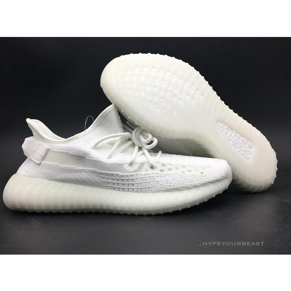 Adidas Yeezy Boost 350 V2 White / White Translucent Stripe