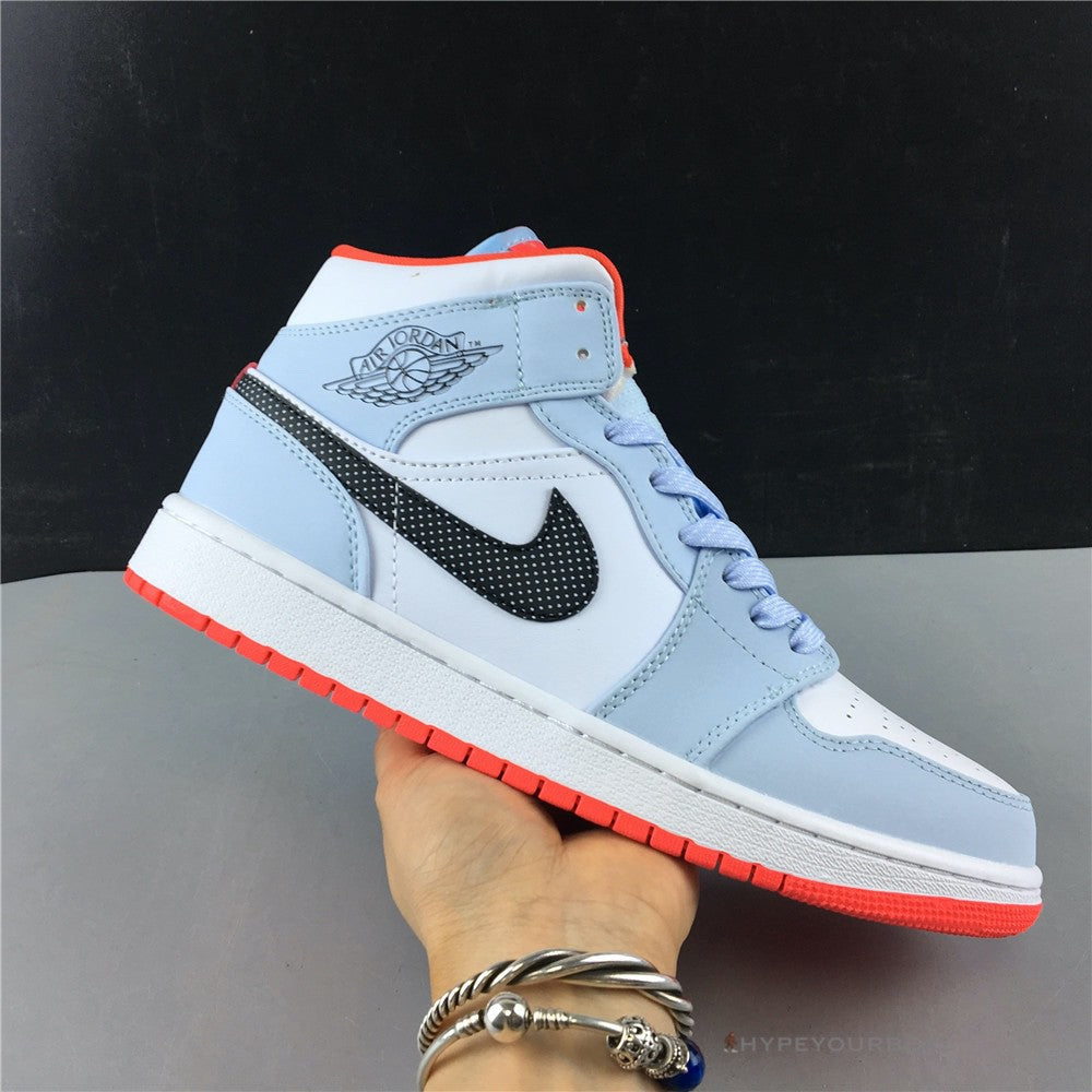 Air Jordan 1 Mid Half Blue