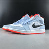 Air Jordan 1 Mid Half Blue