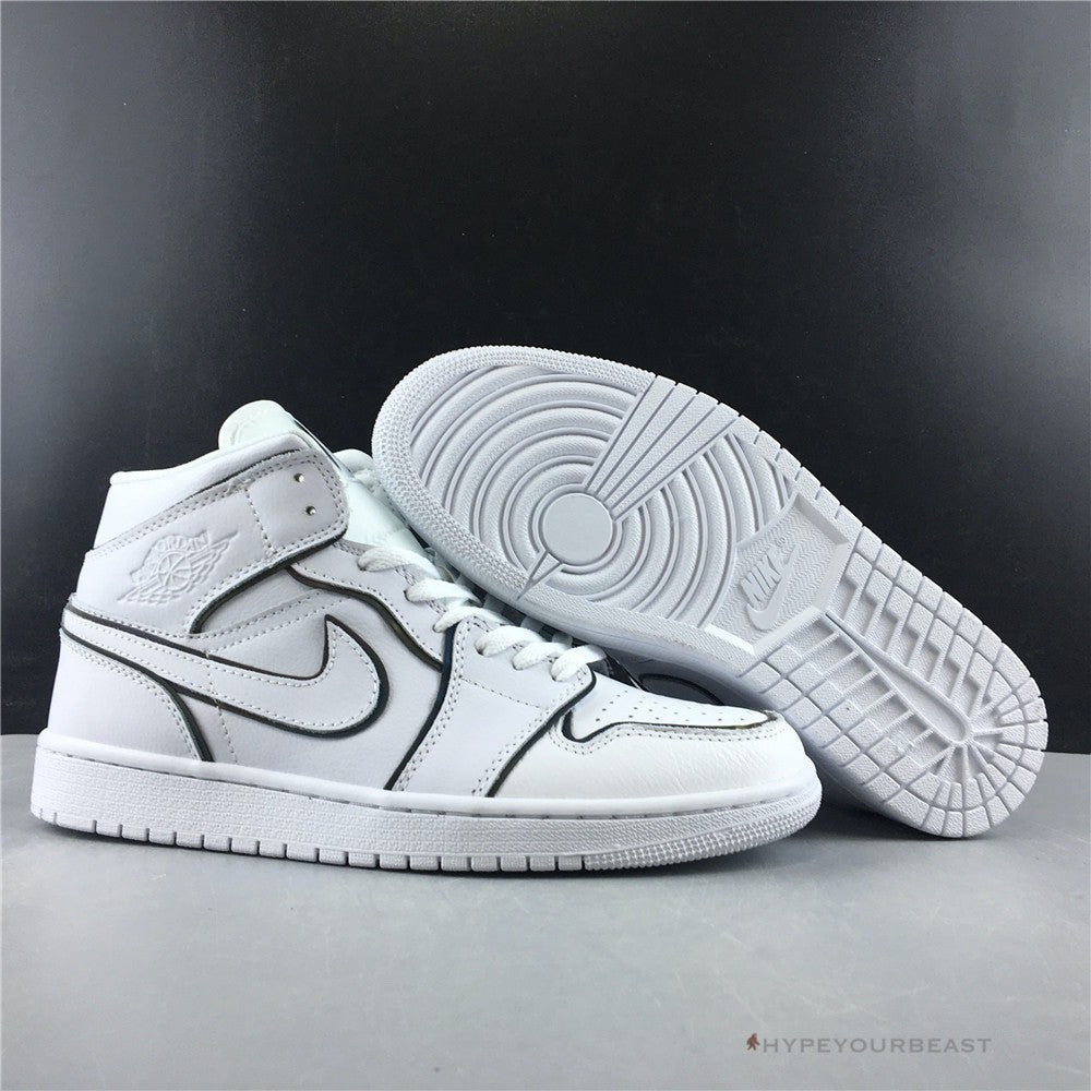 Air Jordan 1 Mid Iridescent Reflective White