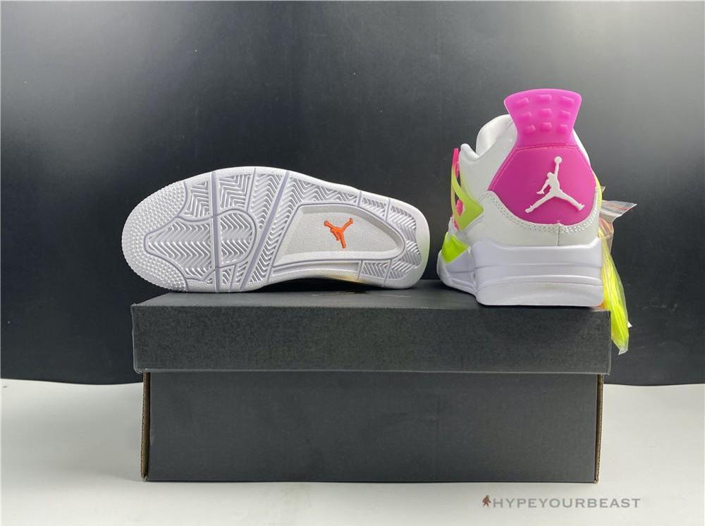 Air Jordan 4 Retro White Lemon Pink