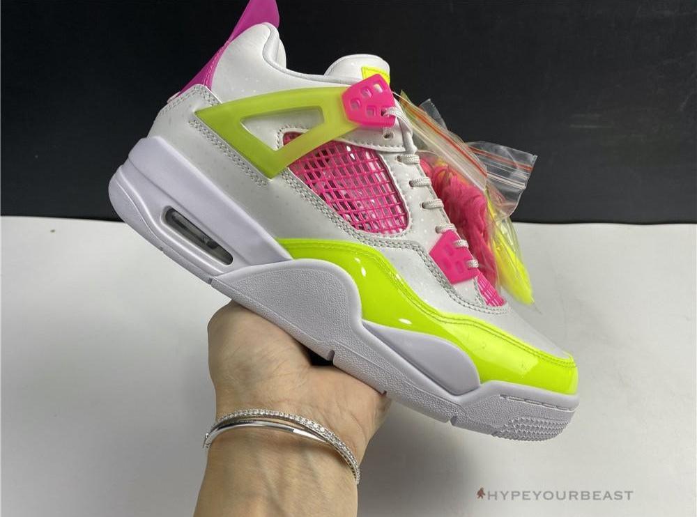 Air Jordan 4 Retro White Lemon Pink