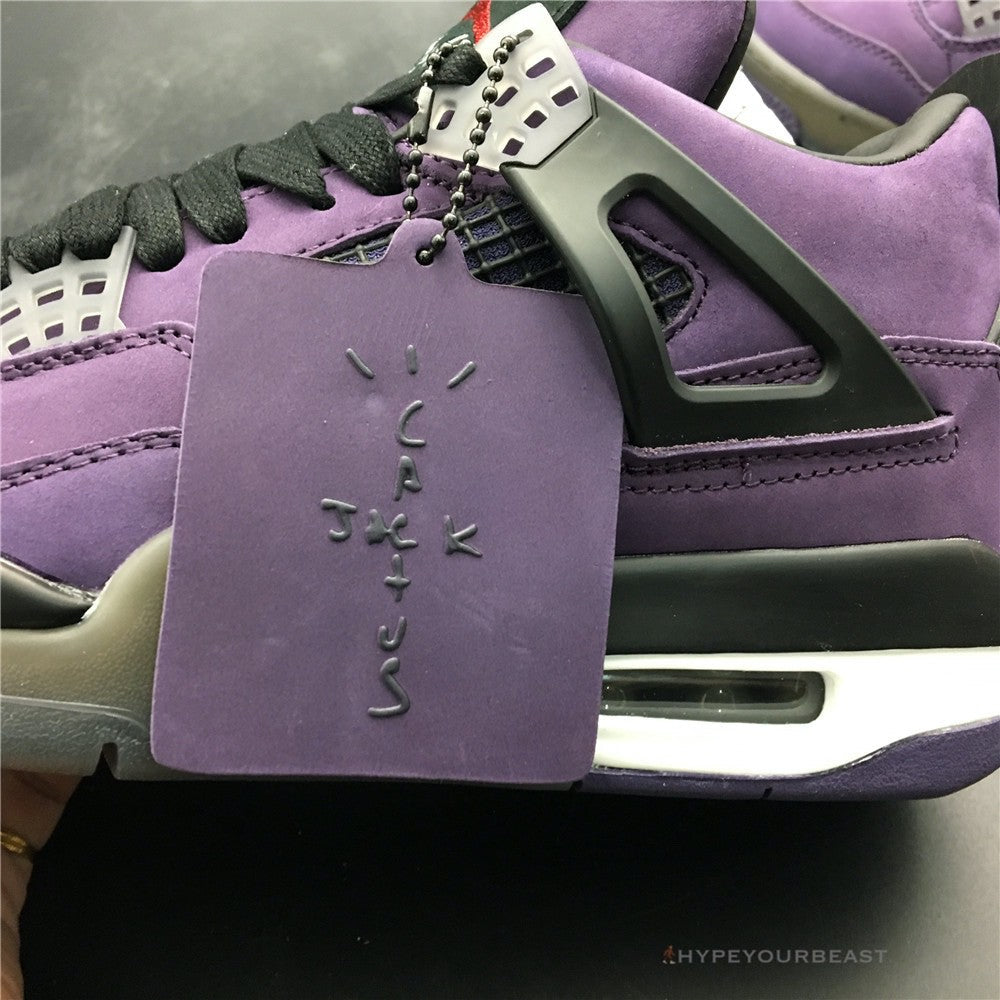 Air Jordan 4 Retro Travis Scott Purple