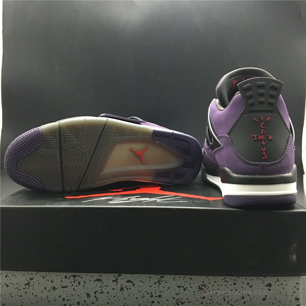 Air Jordan 4 Retro Travis Scott Purple