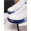 Alexander McQueen White / Blue Rubber Sole Air Platform Sneaker