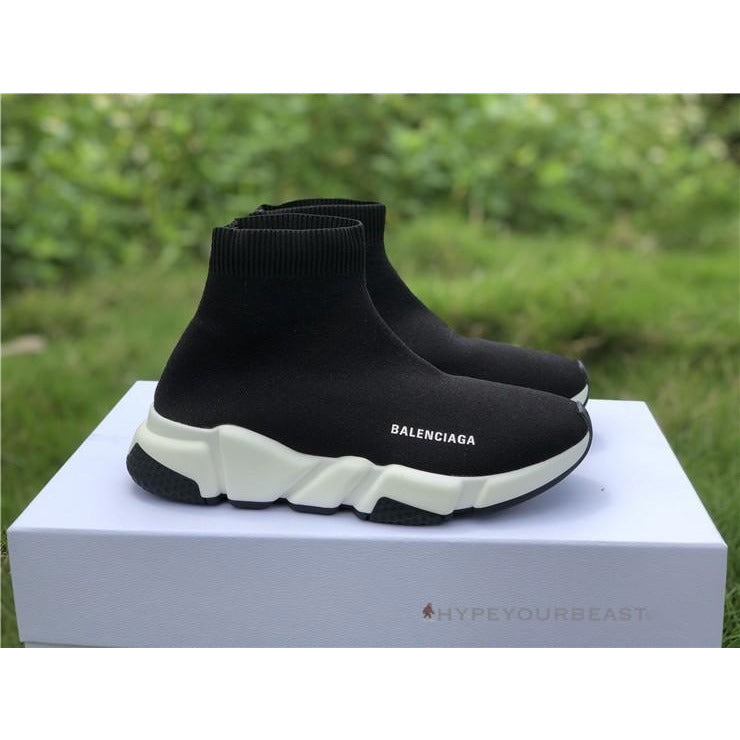 BCG Sock Sneakers Black White 2018