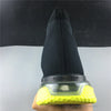 BCG Sock Sneakers Clear Sole - Black Yellow Fluo