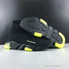 BCG Sock Sneakers Clear Sole - Black Yellow Fluo