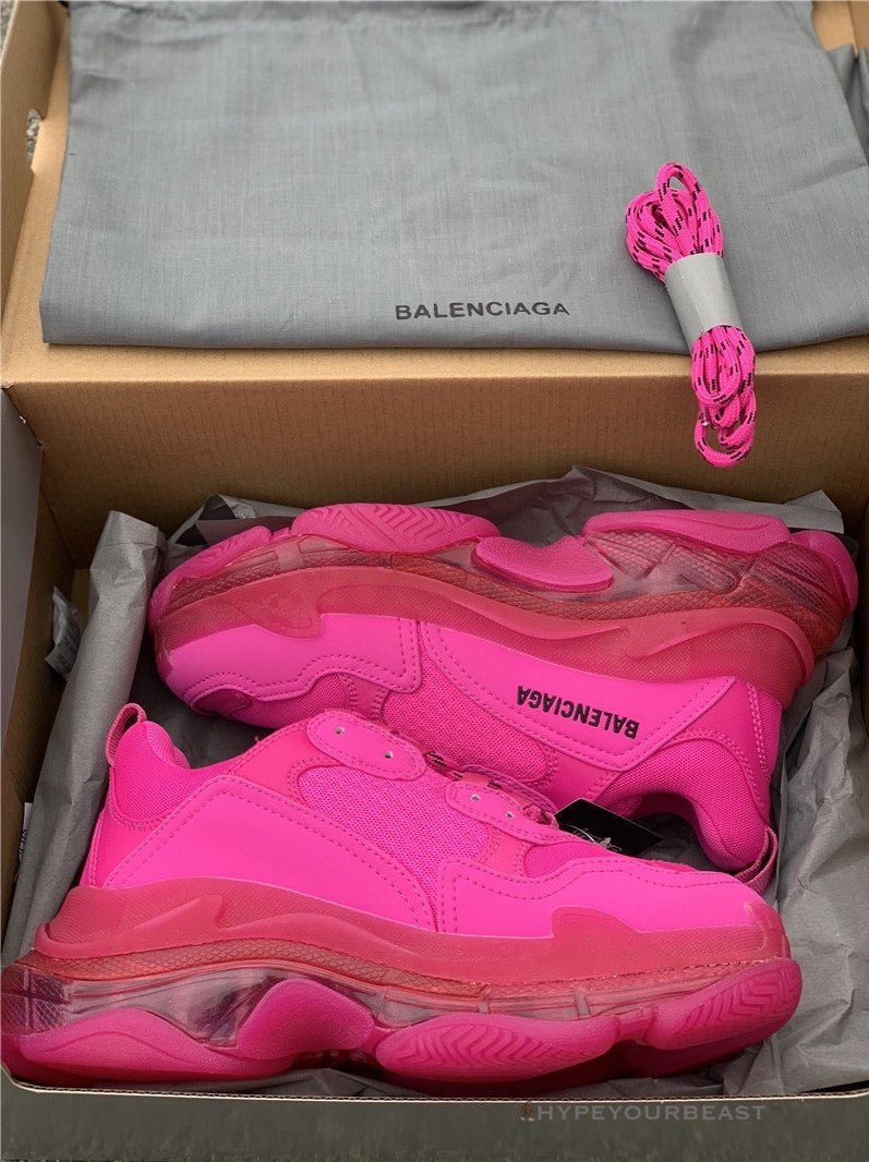 BCG Triple S Sneakers Pink