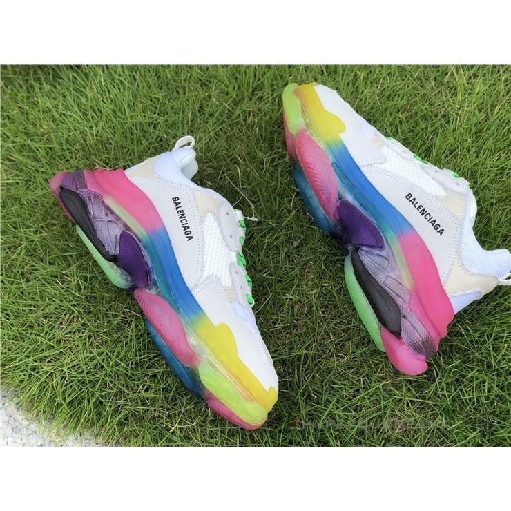 BCG Triple S Rainbow Sole