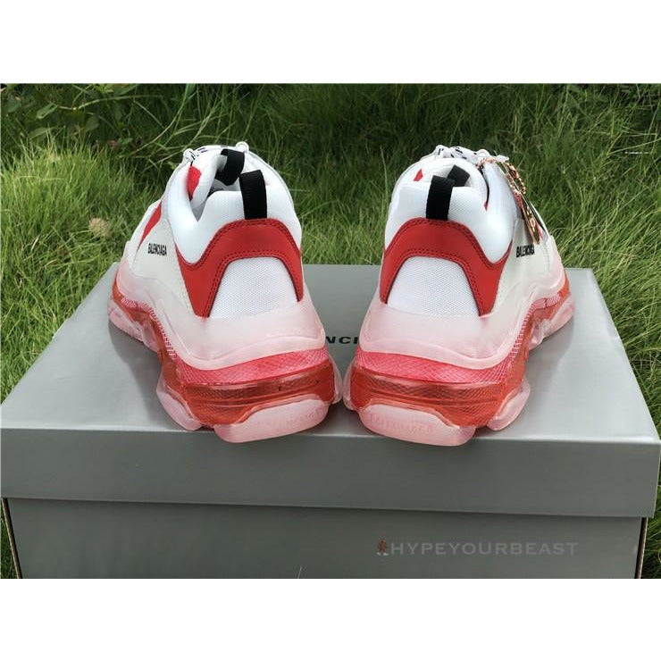 BCG Triple S Clear Sole Red / White